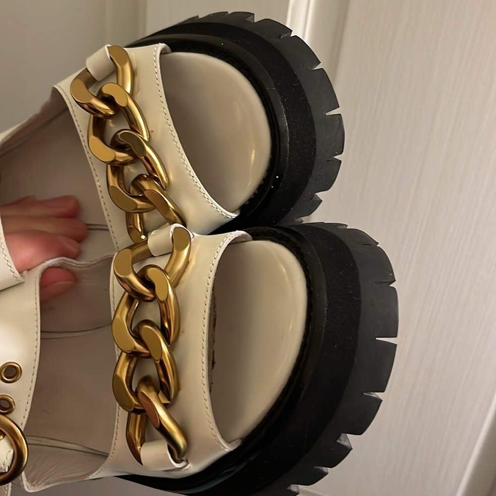 Jeffrey Campbell Crunched Sandals- size 8- in great used condition - Picture 9 of 15